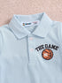 Mini Basketball Polo Sleepsuit