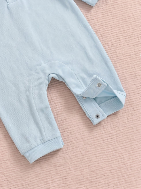 Mini Basketball Polo Sleepsuit