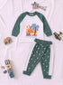 Cool Days Raglan Interlock Pajama Set