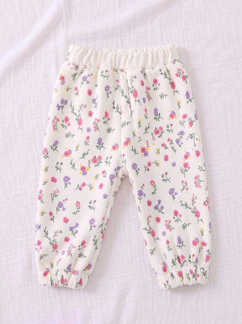 Dainty Bloom Fleece Hooded Set