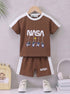 Space Squad Raglan Interlock Short Set