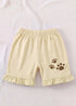 Happy Kittens Ruffle Sleeve Interlock Short Set