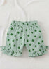 Mint Bloom Bow Detail Frock Set