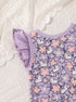 Bunny Bloom Front Open Frill Romper