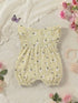 Sunny Bloom Bow Detail Frill Romper