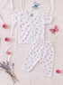 Apple Printed Night Suit