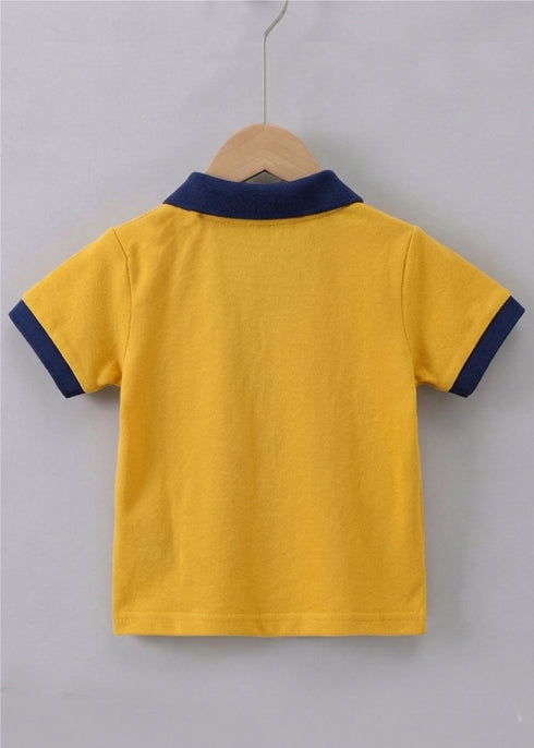 Super Day Panelled Polo Short Set