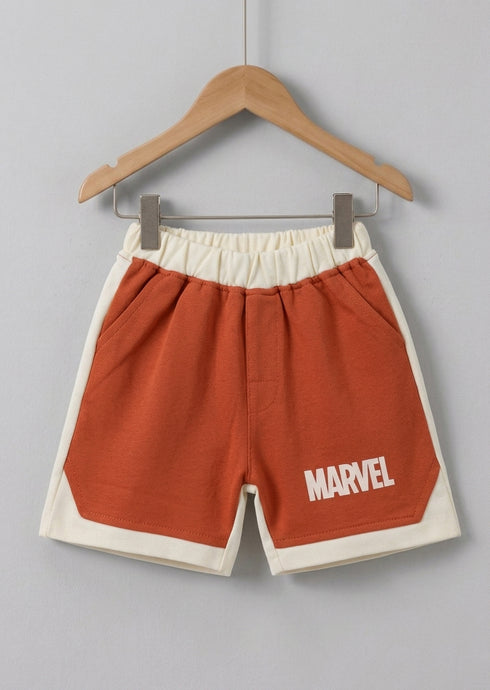 Marvel Printed Panelled Polo Short Set