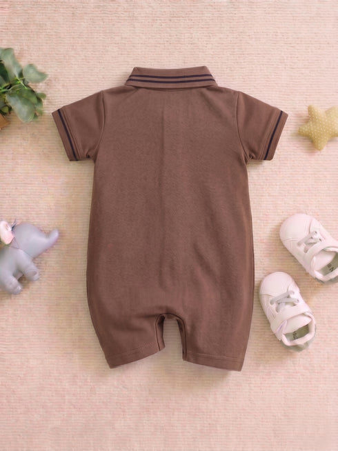 Snoopy Love Polo Romper