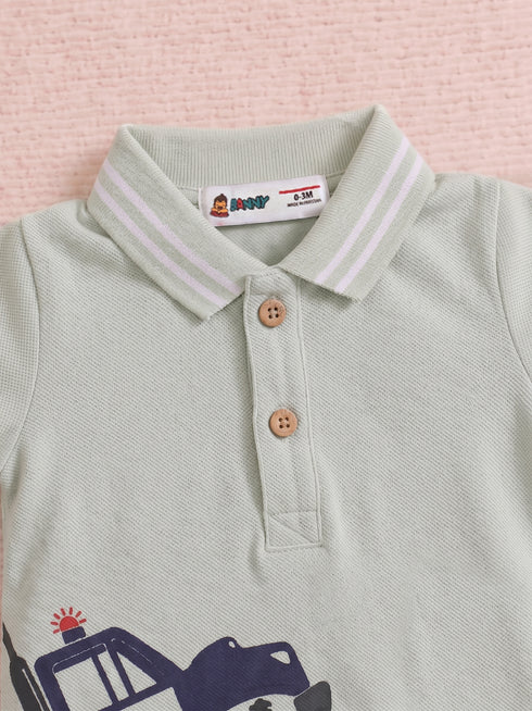 Big Brother Patrol Polo Romper