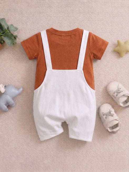 Brooklyn Dungaree Romper