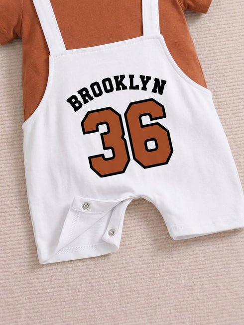 Brooklyn Dungaree Romper