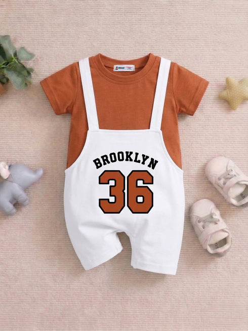 Brooklyn Dungaree Romper