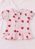 Heart Bloom Bow Detail Frock Set