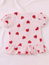 Heart Bloom Bow Detail Frock Set
