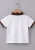Paris Charm Panelled Polo Short Set