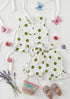 Green Polka Dot Bow Detail Frock Set