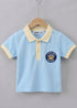 Little Sky Patrol Panelled Polo Short Set