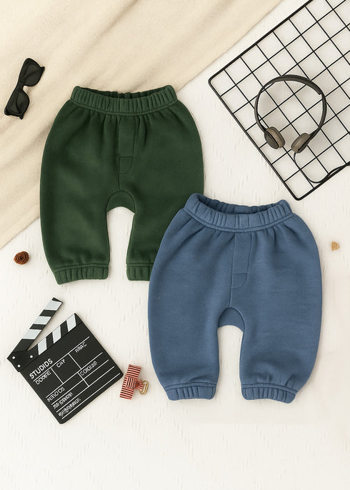 2-Pack Fleece Pajama (Green & Blue)