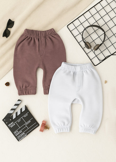 2-Pack Fleece Pajama (Brown & White)