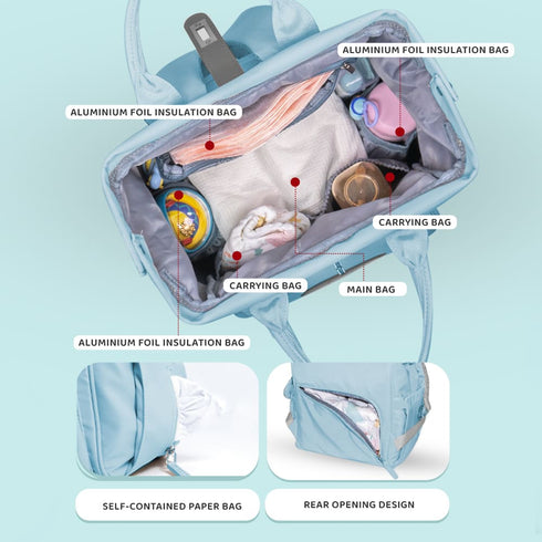Ultima Diaper Bag by StarAndDaisy – Blue