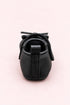 Black Quilted Bow Shoes