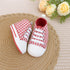 Baby Shoe with Pink Polka Dot Soles