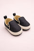 Black Luxe Dot Slip-Ons Sneakers