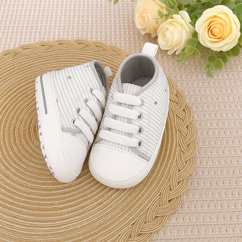 Striped Pre-Walker Sneakers (Blue)