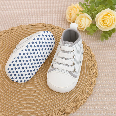 Striped Pre-Walker Sneakers (Blue)