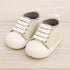 Green & Sand Beige Checkered Baby Sneaker