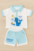 Dream Holiday Panelled Polo Short Set