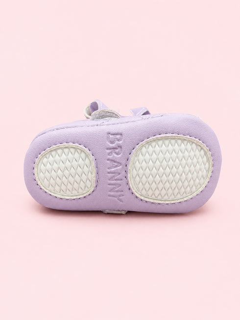 Lilac Bow Baby Ballerinas