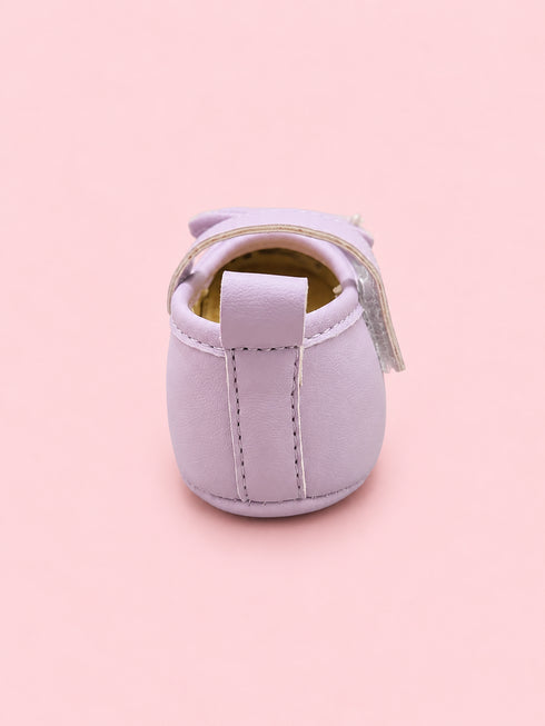 Lilac Bow Baby Ballerinas