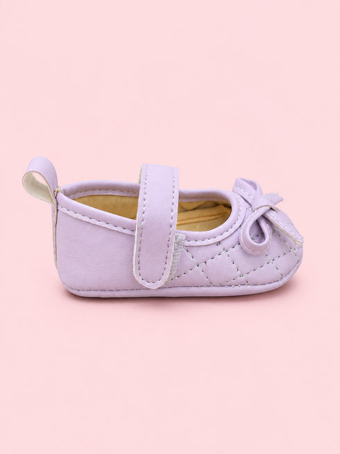 Lilac Bow Baby Ballerinas