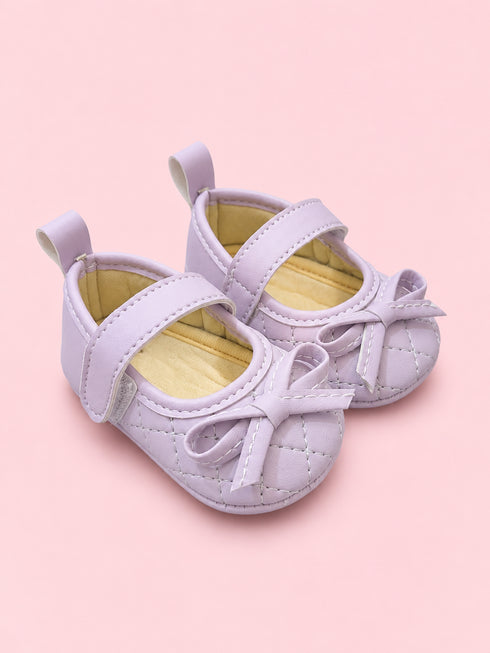 Lilac Bow Baby Ballerinas