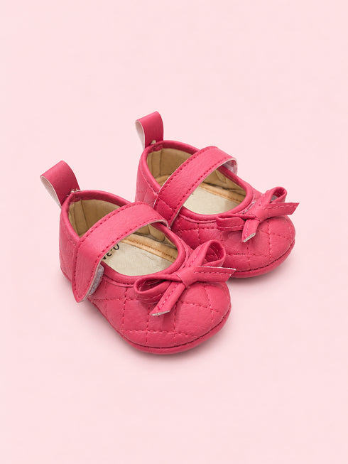 Red Bow Baby Ballerinas