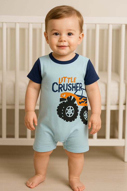 Crush Mode Buttoned Romper