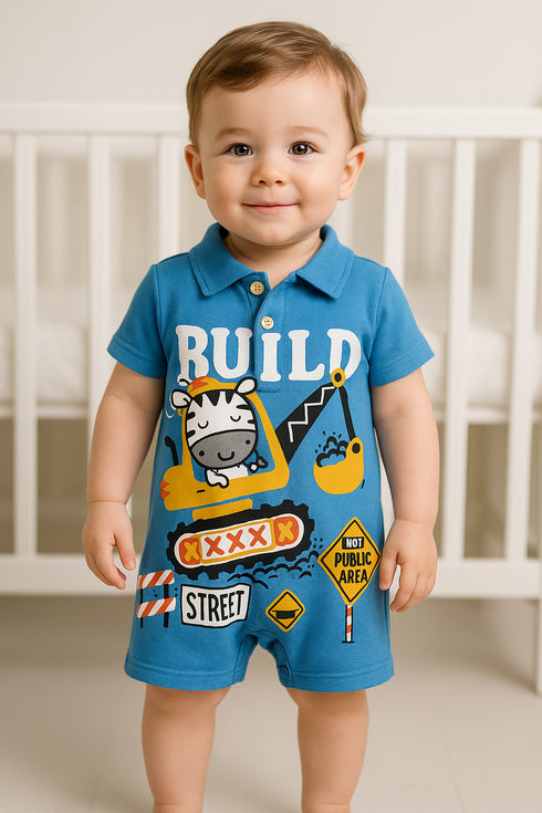 Build Mode Polo Romper