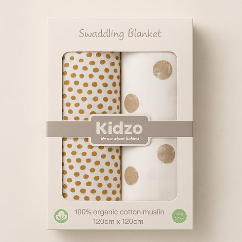 2-Pack Muslin Swaddle Blanket