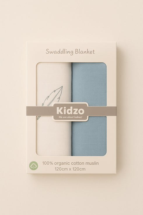 2-Pack Muslin Swaddle Blanket 04