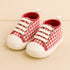 Red Gingham Baby Sneaker