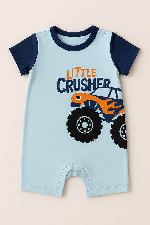 Crush Mode Buttoned Romper