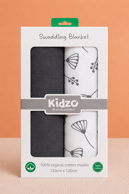 2-Pack Muslin Swaddle Blanket