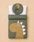 Dino Printed Baby Sleeping Carry Nest (Olive Green)
