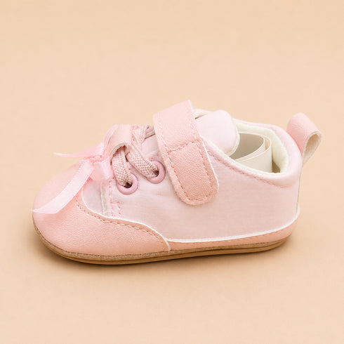 Pink Floral Baby Girl Shoes