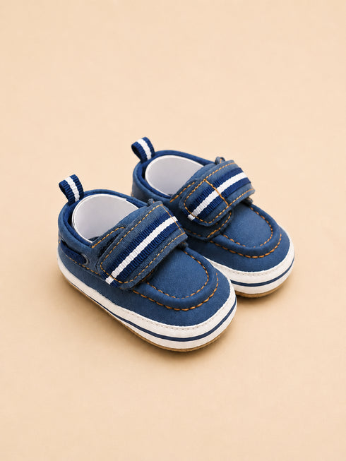 Navy Blue Baby Pre-Walker Shoes