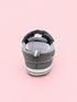 Grey Striped Baby Sneakers