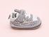 Grey & White Baby Sneakers