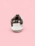 Brown & White Mesh Baby Sneakers